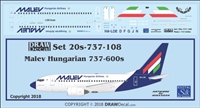 1:200 Malev Boeing 737-600