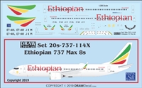 1:200 Ethiopian Airlines Boeing 737-MAX8