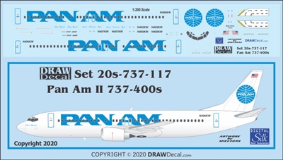 1:200 Pan Am Boeing 737-400