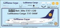 1:200 Lufthansa Cargo Boeing 737-300C