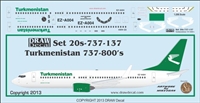 1:200 Turkmenistan Boeing 737-800