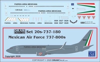 1:200 Fuerza Aerea Mexicana Boeing 737-800