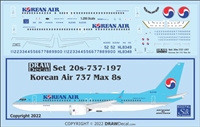 1:200 Korean Air Boeing 737-MAX8