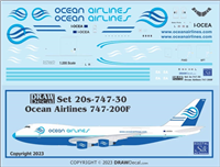 1:200 Ocean Airlines Boeing 747-200F