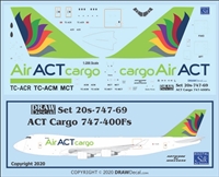 1:200 ACT Air Cargo Boeing 747-400F