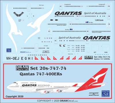 1:200 QANTAS Boeing 747-400ER