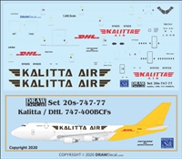 1:200 Kalitta Air / DHL Boeing 747-400BCF