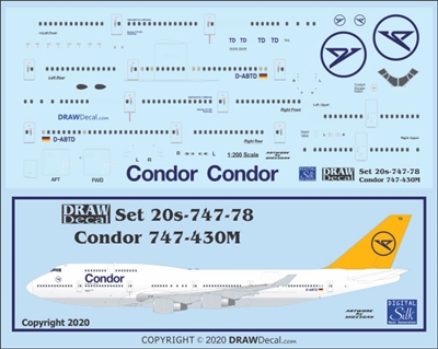 1:200 Condor Boeing 747-400M