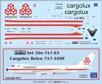 1:200 Cargolux (retro cs)  Boeing 747-400F
