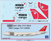 1:200 NWA Northwest Cargo Boeing 747-200F