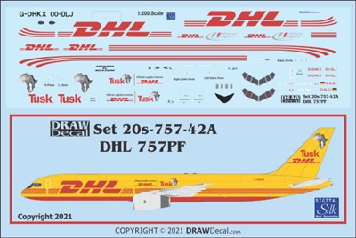 1:200 DHL Boeing 757-200PF