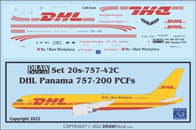 1:200 DHL (Panama) Boeing 757-200PF