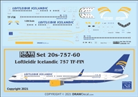 1:200 Loftleidir Icelandic Boeing 757-200 (TF-FIN)