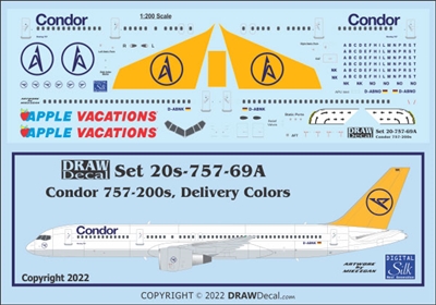 1:200 Condor (delivery cs) Boeing 757-200