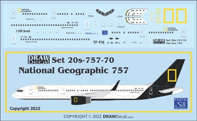 1:200 Icelandair / National Geographic Boeing 757-200