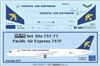 1:200 Pacific Air Express Boeing 757-200F