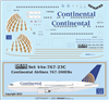 1:200 Continental Airlines Boeing 767-200ER