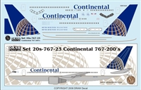 1:200 Continental Airlines / United Airlines Boeing 767-200ER