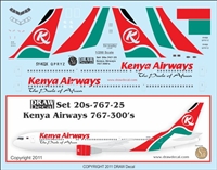 1:200 Kenya Airways Boeing 767-300