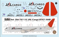 1:200 JAL Cargo Boeing 767-300F