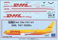 1:200 DHL Boeing 767-300ERF