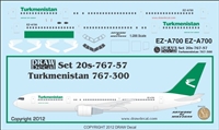 1:200 Turkmenistan Boeing 767-300ER