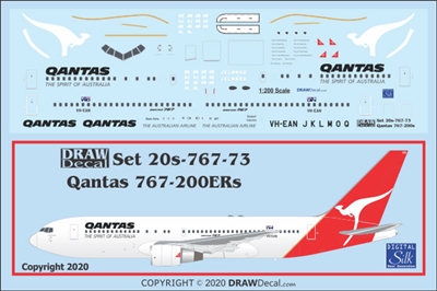 1:200 QANTAS Boeing 767-200ER