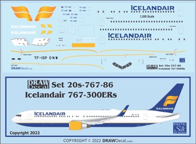 1:200 Icelandair Boeing 767-300ER