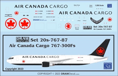 1:200 Air Canada Cargo Boeing 767-300ERF (with Corogard)