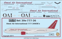 1:200 Omni Air International Boeing 777-200