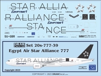 1:200 Egyptair 'Star Alliance' Boeing 777-200ER