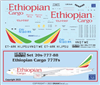 1:200 Ethiopian Airlines Cargo Boeing 777-2F