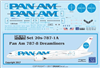 1:200 Pan Am (Billboard cs) Boeing 787-8