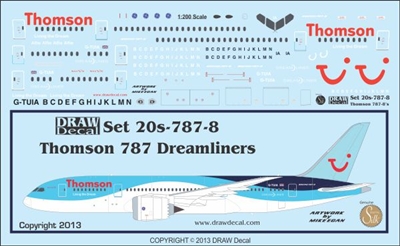 1:200 Thomson Boeing 787-8