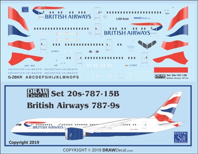 1:200 British Airways Boeing 787-9