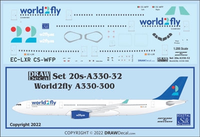 1:200 World2Fly Airbus A.330-300