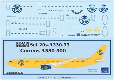 1:200 Iberojet 'Correos' Airbus A.330-300