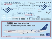 1:200 China Eastern 'Skyteam' Airbus A.340-600