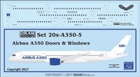 1:200 Airbus A.350 Doors and Windows