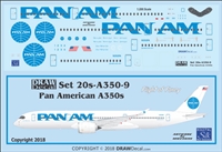 1:200 Pan Am 'billboard' Airbus A.350-900