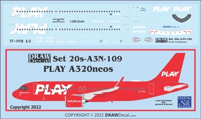 1:200 PLAY Airbus A.320NEO