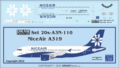 1:200 Nice Air (North Iceland Air) Airbus A.319