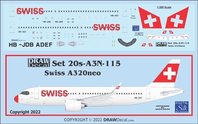 1:200 Swiss (2012 cs) Airbus A.320NEO