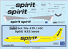 1:200 Spirit Airlines Airbus A.321NEO (with Corogard)