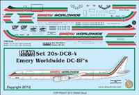 1:200 Emery Worldwide Douglas DC-8s