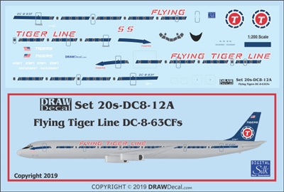 1:200 Flying Tiger Line Douglas DC-8-63CF