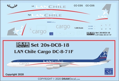 1:200 LAN Chile Cargo Douglas DC-8-71F