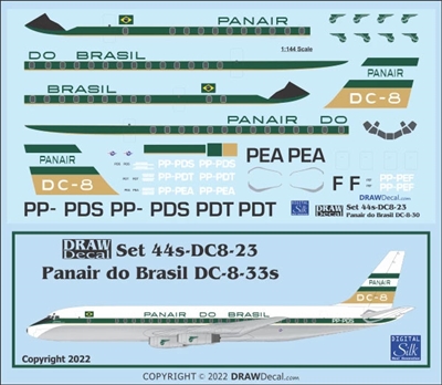 1:200 Panair do Brasil Douglas DC-8-33