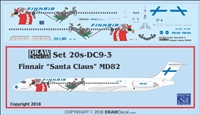 1:200 Finnair 'Santa cs' McDD MD-82