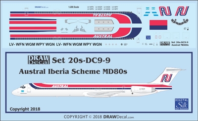 1:200 Austral McDD MD-80